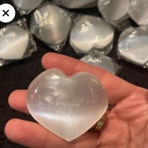 Selenite Hearts